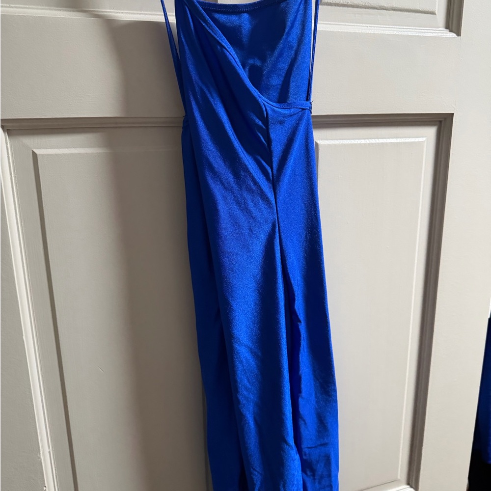 Elegant Blue Women's Dress